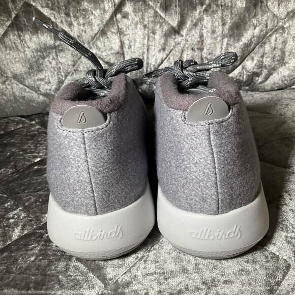 Allbirds Women's Wool Runner-Up Mizzle Shoes Medium Grey Size 8 unisex M 6.5 - Picture 6 of 10